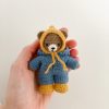 Jumpsuit, hat, shoes for little bear