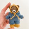 Jumpsuit, hat, shoes for little bear - Image 4
