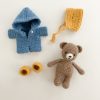 Jumpsuit, hat, shoes for little bear - Image 2