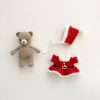 Christmas outfit for little girl bear - Image 2