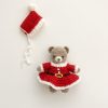 Christmas outfit for little girl bear - Image 3